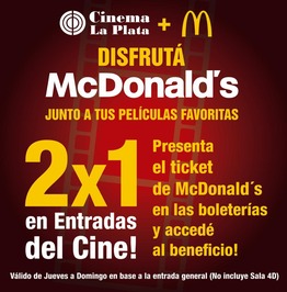 2X1 CON LA COMPRA DE UN MCCOMBO